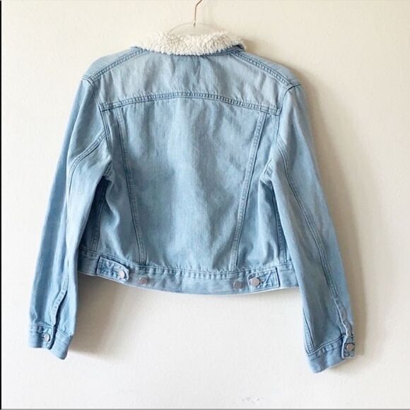 Urban Outfitters BDG Sherpa Collar Jean Jacket - Picture 6 of 8